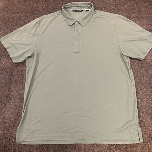 Travis Mathew light green polo XXL